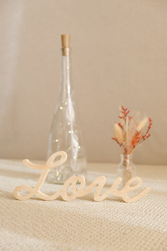 Décoration "Love" en bois
