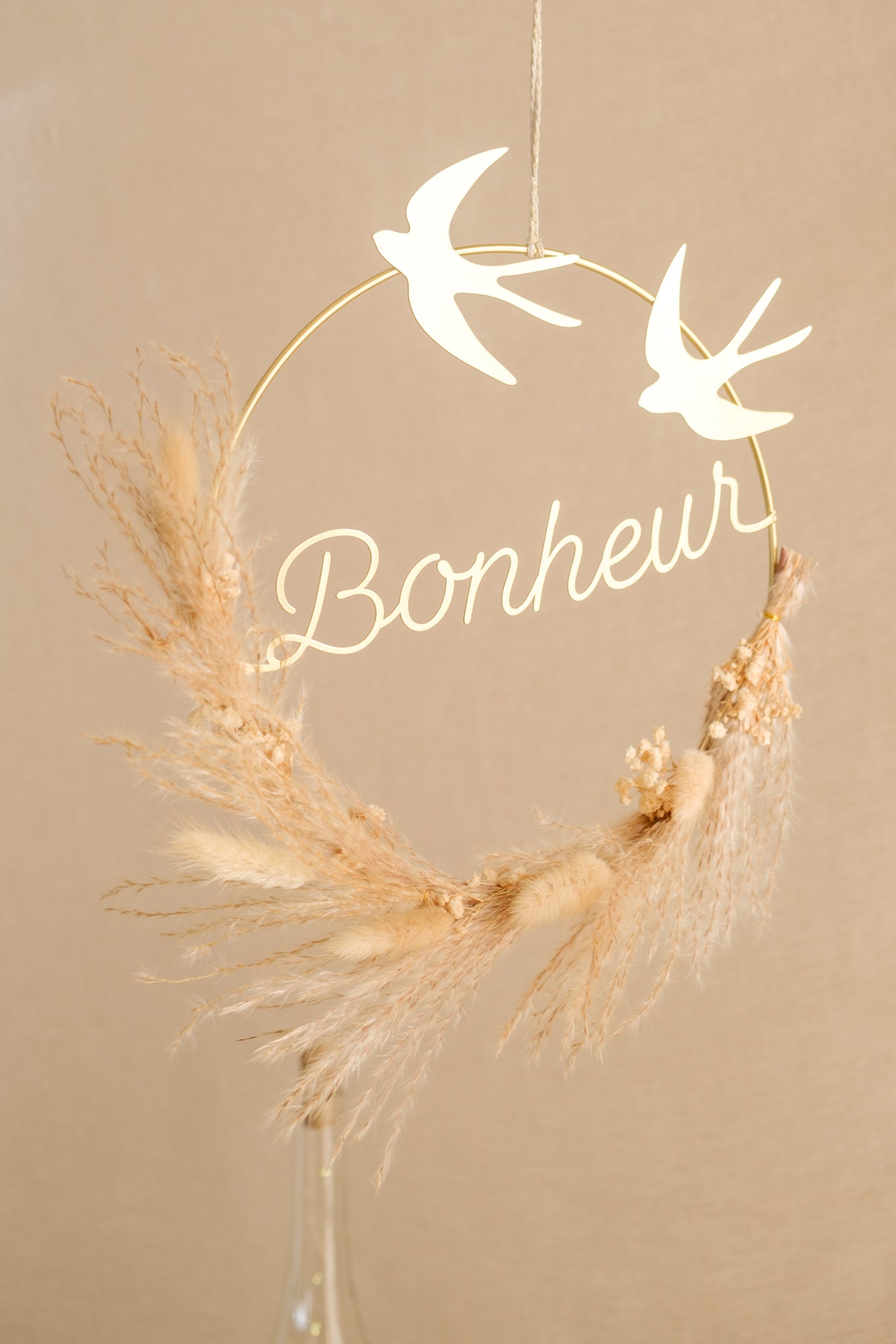 Décoration Cercle "bonheur"